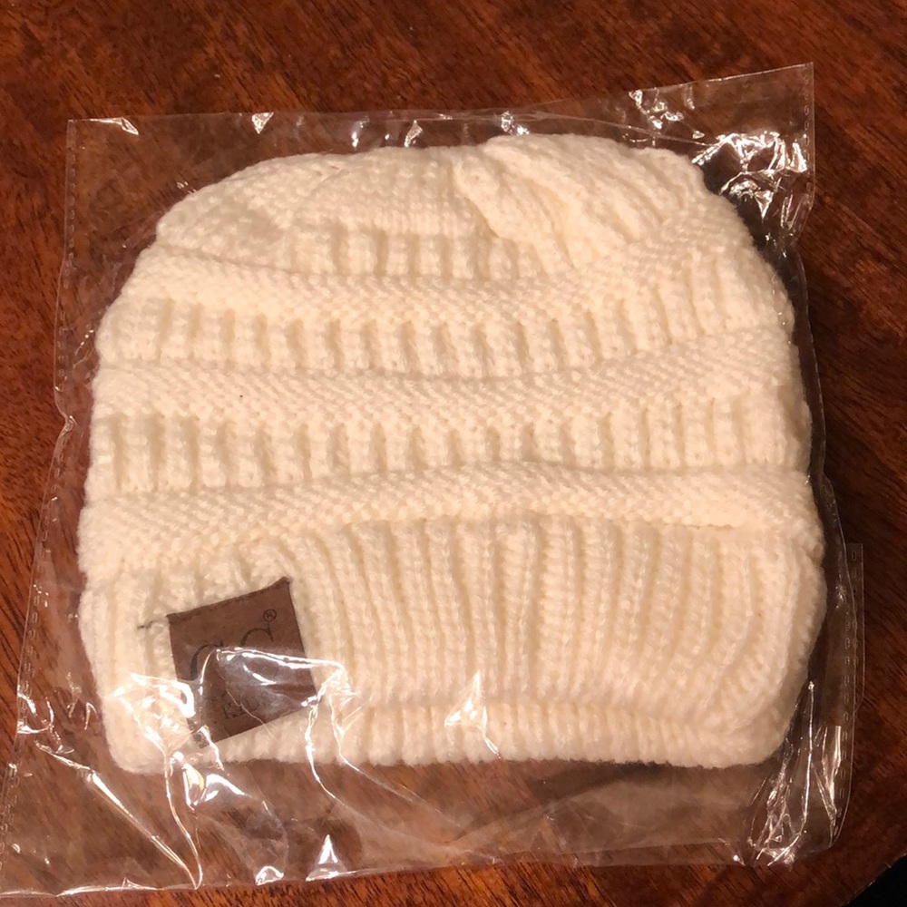 C.C Kids Beanie in Cream